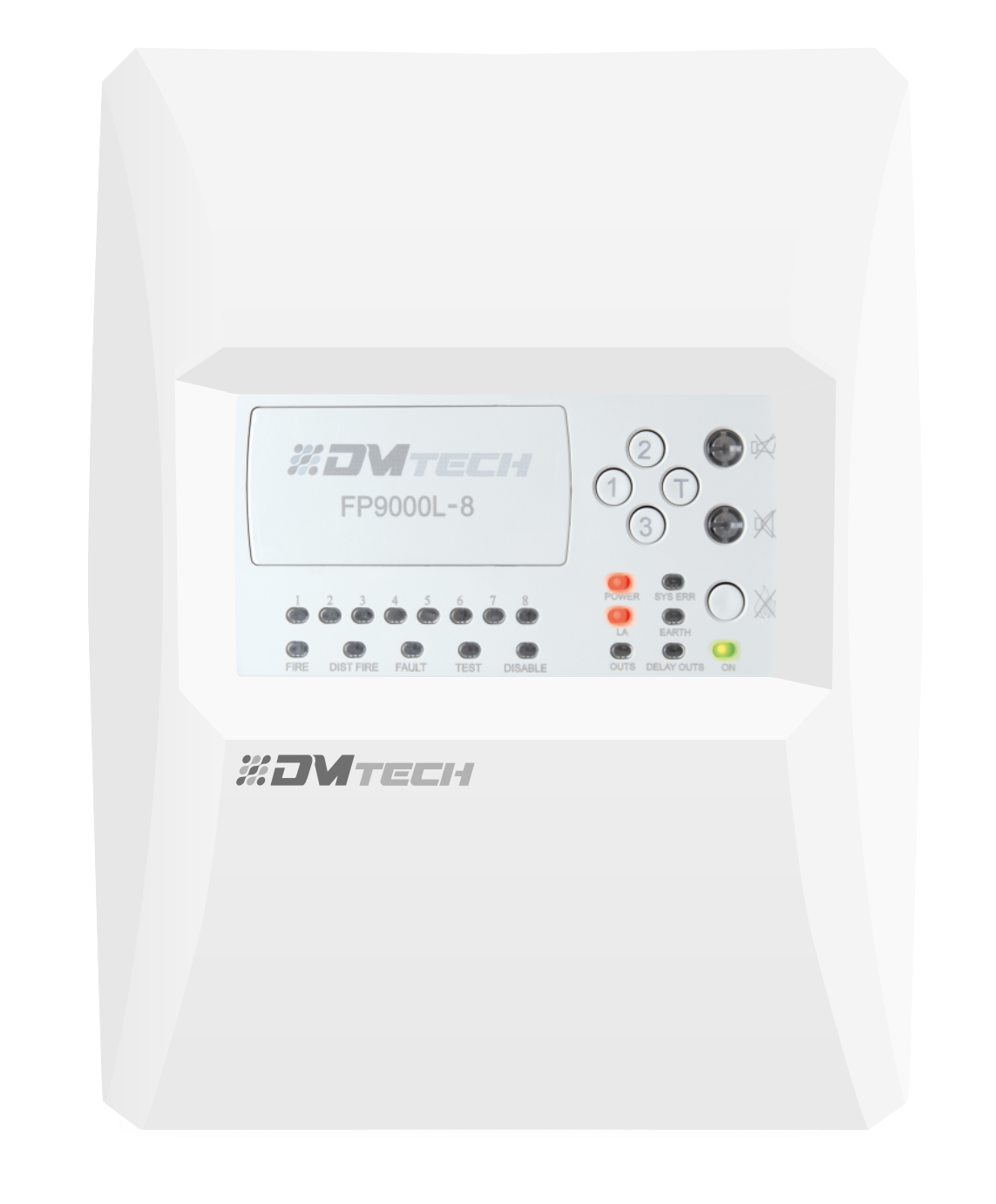 imgi_4_fp9000l-plastic_082024 Centrale Incendie Conventionnelle Compacte 4 Zones DMTech – 4 zones – Image 1
