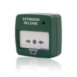 Bouton Réarmable Extinction Manuelle Vert DMTech